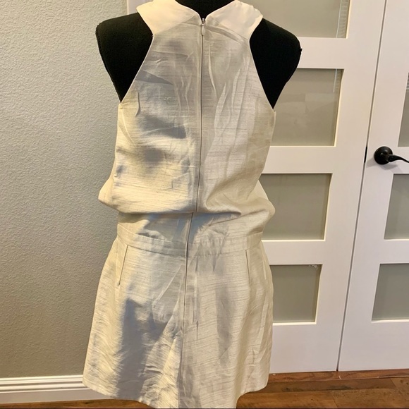 BALENCIAGA PARIS vintage off white sheath dress. Made in France. Size 36 - Picture 3 of 9